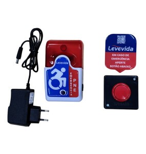 Alarme PCD / PNE Audiovisual Sem Fio (Wireless) - Slim