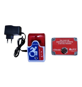 Alarme Para Banheiro Pne Sem Fio À Prova D'Agua