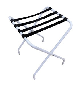 SUPORTE PARA MALAS AÇO BRANCO