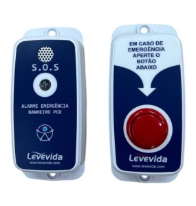 Alarme Audiovisual PCD Help Sem Fio (Wireless) à Pilha