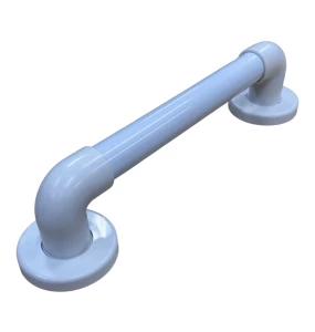 Barra de Apoio para Banheiro Alumínio Branco Leve