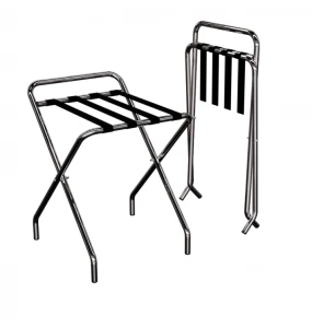 Suporte para Mala com Encosto Inox Polido