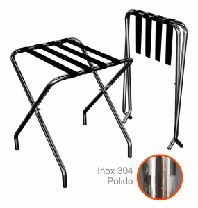 Suporte para Mala Inox Polido