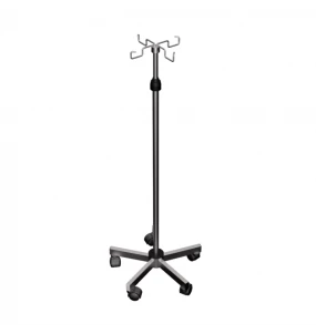 Suporte para Soro Móvel Inox Escovado