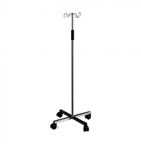 Suporte para Soro Móvel Standard Inox Polido