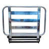 BANCO PARA BANHO ARTICULÁVEL INOX – 50 X 42 CM COMPACTO