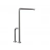Suporte de Apoio Lateral Piso Parede Inox Escovado