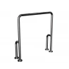 Suporte de Apoio Fixo para Piso Inox Polido