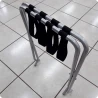 Suporte para Mala Alumínio Prata