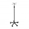 Suporte para Soro Móvel Inox Escovado