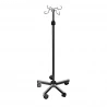Suporte para Soro Móvel Inox Polido