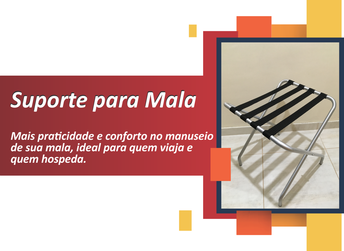 Suporte para Mala Alumínio Prata Suporte para Mala Alumínio Prata