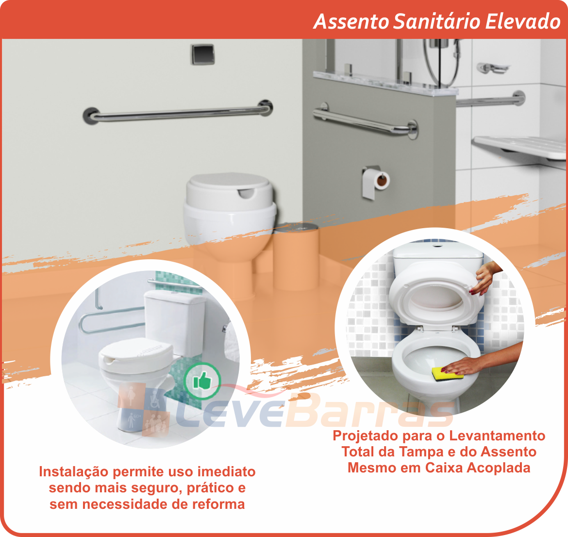 Assento Sanitário Elevado Assento Sanitário Elevado