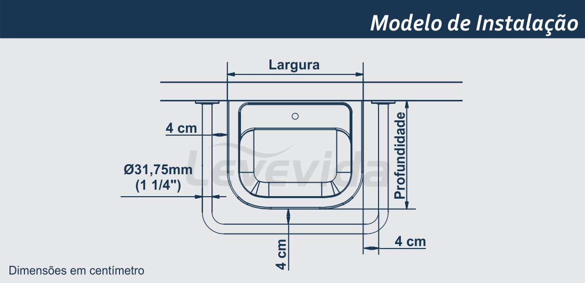 Modelo de instalacao barra de apoio para lavatorio